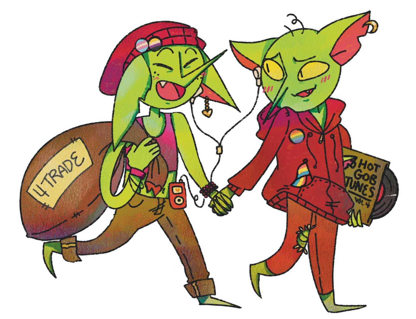 September Poster Goblins - Original - 2.5” Sticker