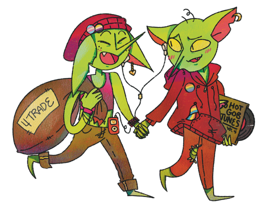 September Poster Goblins - Original - 2.5” Sticker